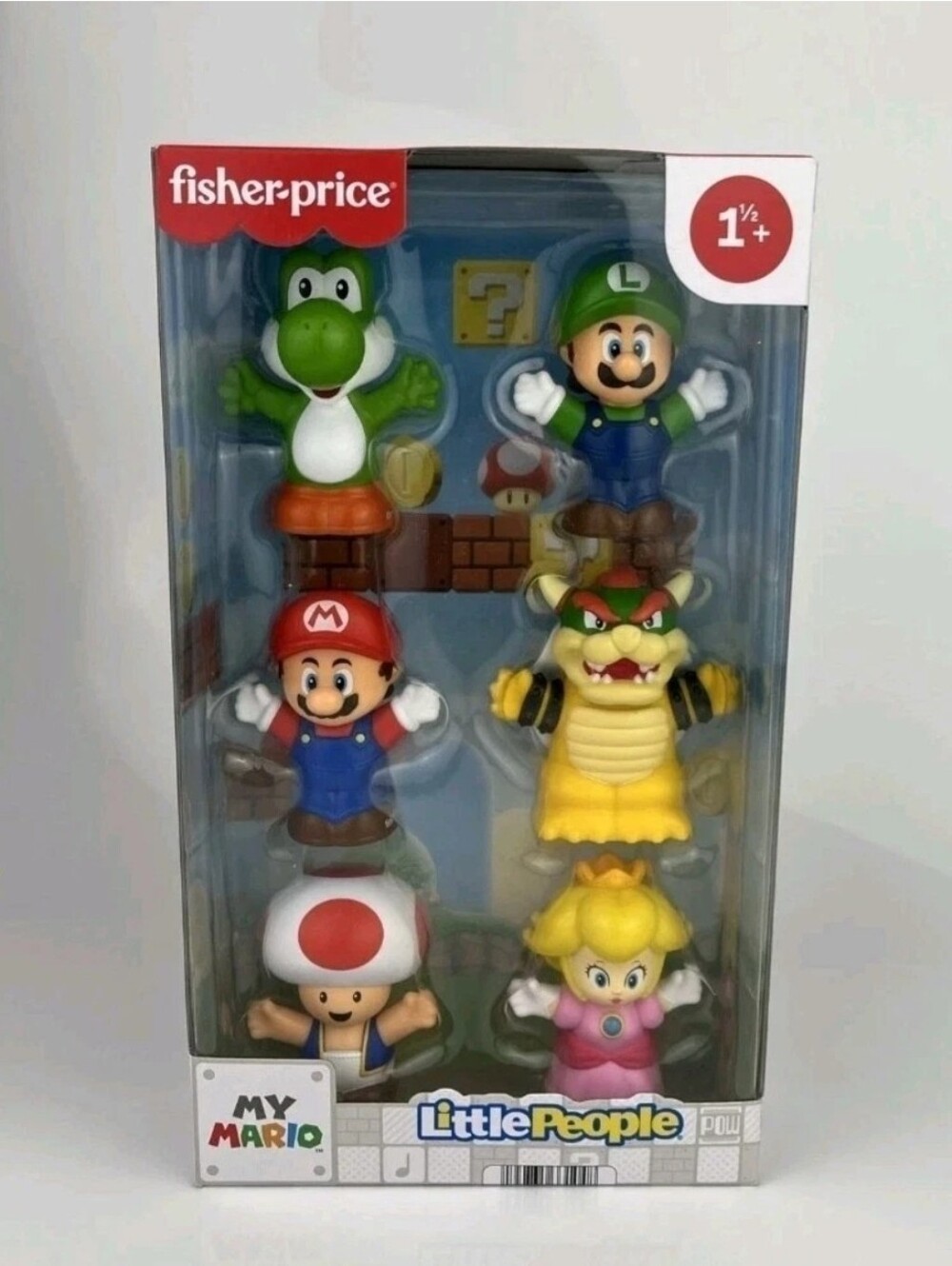NEW Fisher Price Little People Super Mario Mini Figures SEALED - Picture 1 of 5